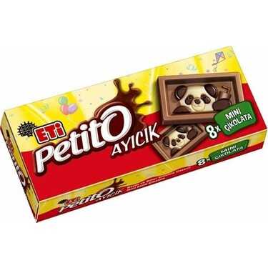 Petito Teddy Bear Mini Chocolate, 32g - 1.12 oz, 4 pack