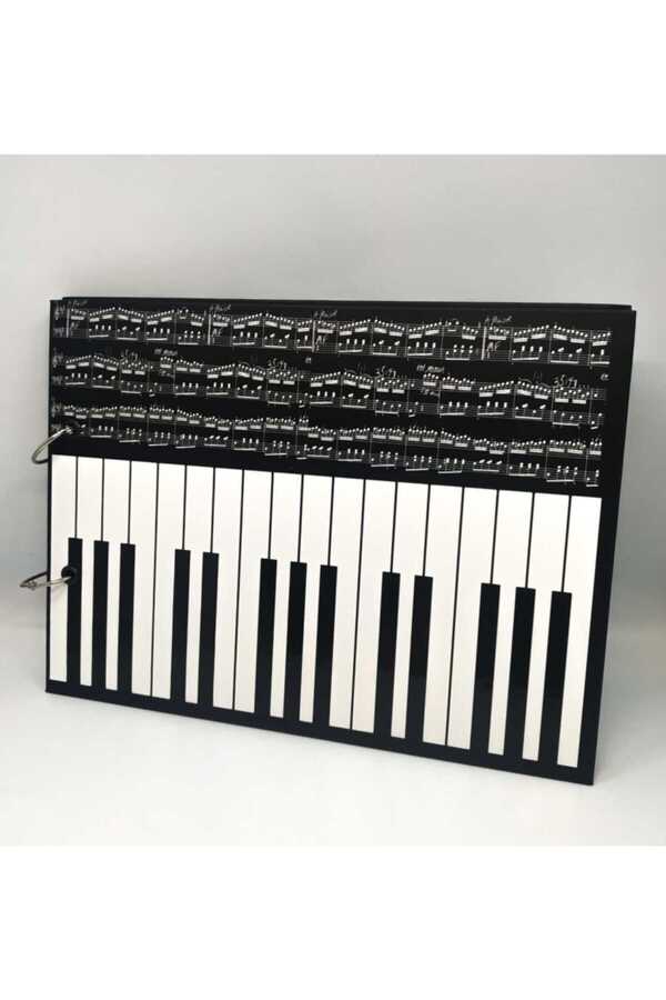 Piano And Note Pattern Photo Album KZGN411