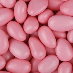 Pink Chocolate Covered Almond Dragee, 1.1lb - 500g - Thumbnail