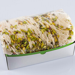 Pistachio Powdered Fluffy Floss Halva , 495g - 17.5oz - Thumbnail