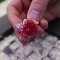 Pomegranate Flavored Turkish Delight with Hazelnut , 12.3oz - 350g - Thumbnail