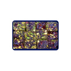 Pomegranate Flavored Turkish Delight with Pistachio , 12.3oz - 350g - Thumbnail