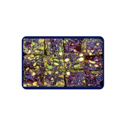 Pomegranate Flavored Turkish Delight with Pistachio , 12.3oz - 350g - Thumbnail