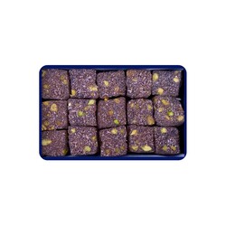 Cacao Coated Pomogranete Flavored Turkish Delight , 12.35oz - 350g - Thumbnail