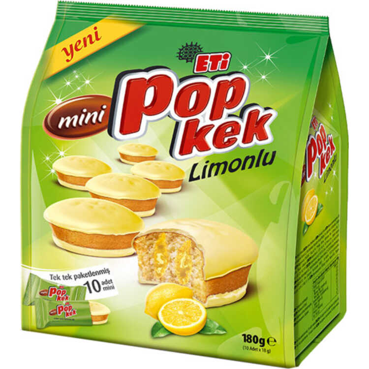 Popkek Mini Lemon, 6.34 oz - 180g
