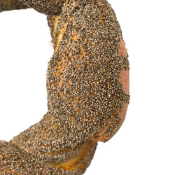 Poppy Seeds Covered Simit , 2 Pieces - Thumbnail