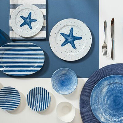 Starfish Breakfast Set , Service for 6 , 36 Pieces - 1