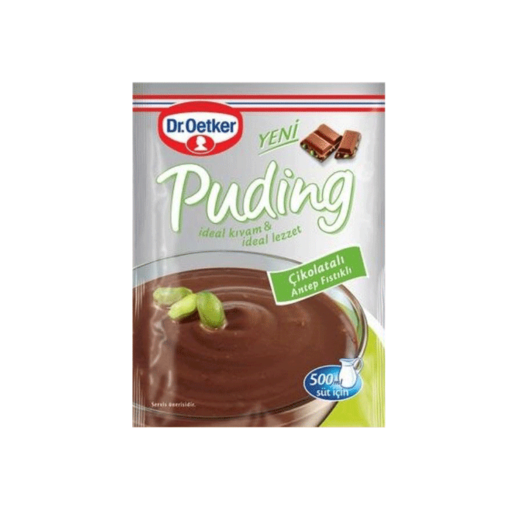 Pudding Chocolate with Pistachio , 4.4oz - 125g 2 pack