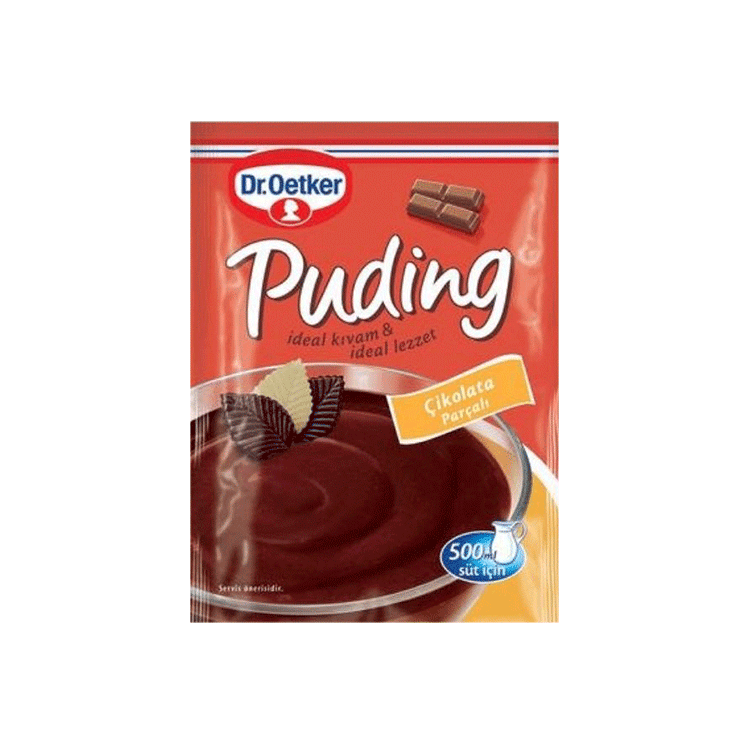 Pudding with Chocolate Chips , 3.6oz - 102g