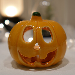 Pumpkin Candleholder , 4x4 Inches - Thumbnail
