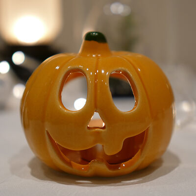 Pumpkin Candleholder , 4x4 Inches - 2
