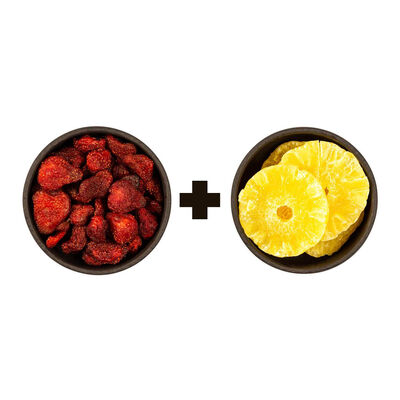 Pure Dried Strawberries - Pure Dried Pineapple - 1
