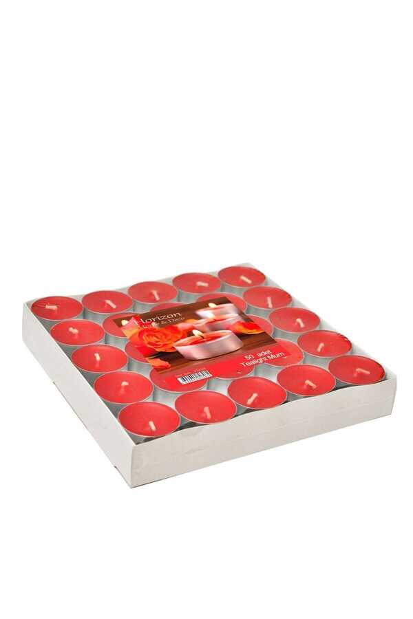 Red Tealight Candle 50 Pieces Red Tealight