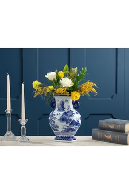 Reims Bleu Blanc Vase - 1