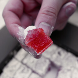 Rose Flavoured Turkish Delight , 12.3oz - 350g - Thumbnail