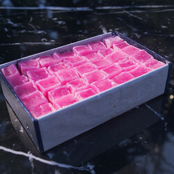Rose Flavored Turkish Delight , 21.16oz - 600g - Thumbnail
