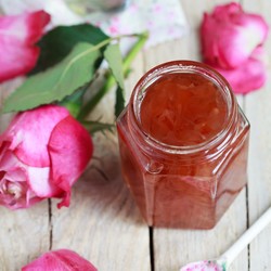 Handmade Natural Rose jam , 13.4oz - 380g - Thumbnail
