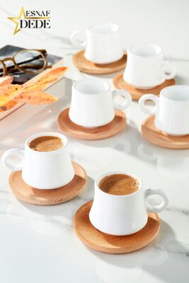 Set of 6 Coffee Cups Gift Set of 6 Turkish Coffee - 1