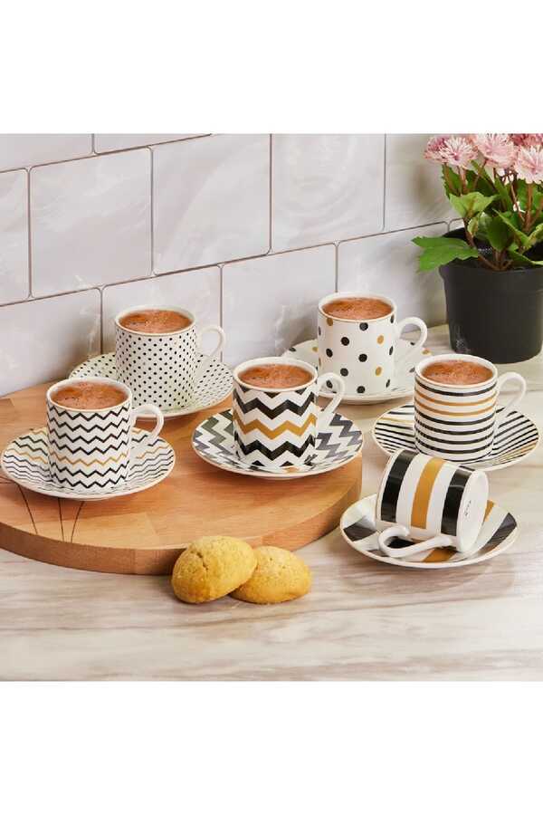 Set of 6 Coffee Cups