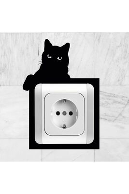 Cute Cat Figure Socket / Key Frame Ornament - 1