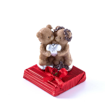 Special Square Chocolate - Teddy Bears , 1.2oz - 36g , 2 Pieces - 1