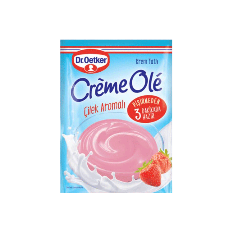 Strawberry Flavored Cream Dessert , 4.33oz - 123g 2 pack
