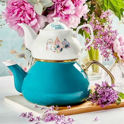 Succulent Garden Teapot Set - 1