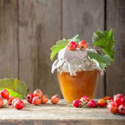Handmade Natural Sugar-free Hawthorn Marmalade , 12oz - 350g - Thumbnail