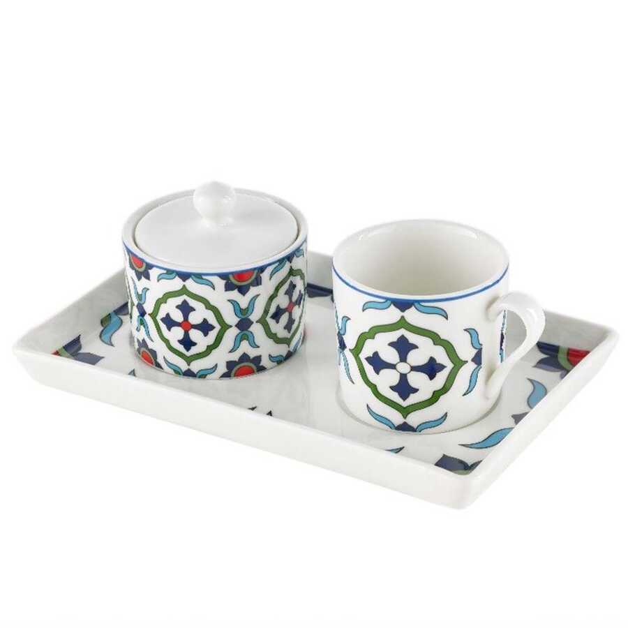 Tile Turkish Coffee Set