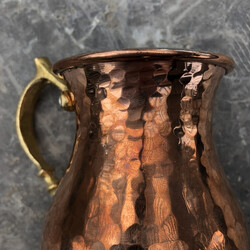 Traditional Gold Copper Ayran Mug - Thumbnail