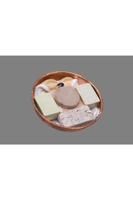 Traditional Turkish Bath Copper Stone Bath Set BAKTASSET - 1