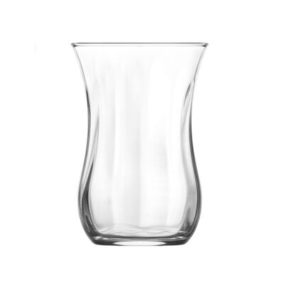 Traditional Turkish Tea Glass Set , 6 Pieces - 1