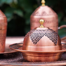 Turkish Coffee Service Set , 4 Pieces - Thumbnail