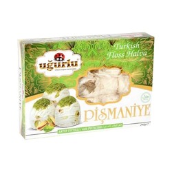 Turkish Floss Halva With Pistachio , 8oz - 240g - Thumbnail