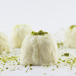 Turkish Floss Halva With Pistachio , 8oz - 240g - Thumbnail