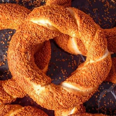 Turkish Simit and Turkish Tea - 2
