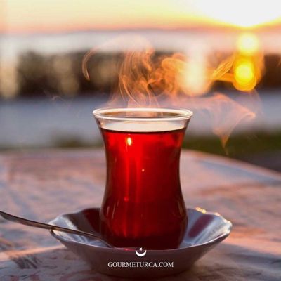 Turkish Simit and Turkish Tea - 3