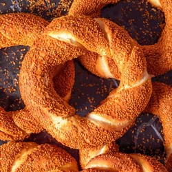 Turkish Simit , 4 pieces - Thumbnail