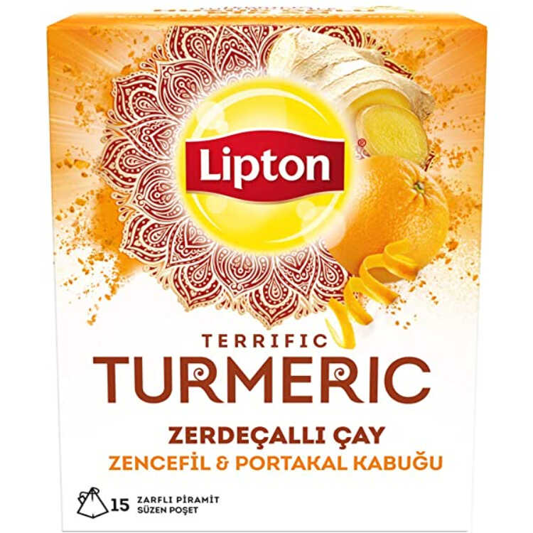 Turmeric Tea Ginger & Orange Peel, 0 - 15'lig