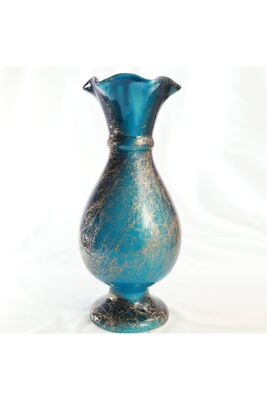 Turquoise Blue Hyacinth Vase - 1