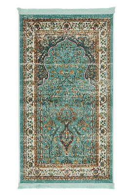 Turquoise Prayer Rug - 1