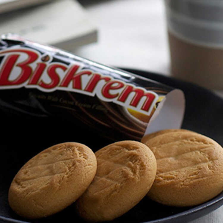 Biskrem with Cocoa Roll , 3 pack