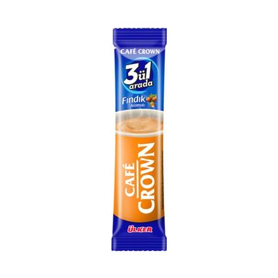 Cafe Crown 3 in 1 Coffee with Hazelnut , 12 pack - 1