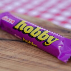 Hobby Chocolate Bar with Hazelnut , 6 pack - Thumbnail