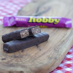 Hobby Chocolate Bar with Hazelnut , 6 pack - Thumbnail