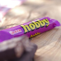 Hobby Chocolate Bar with Hazelnut , 6 pack - Thumbnail