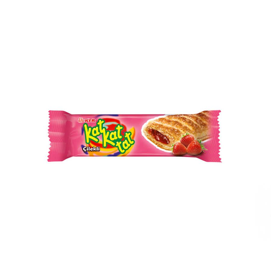 KatKat Tat Strawberry Puff Pastry , 6 pack