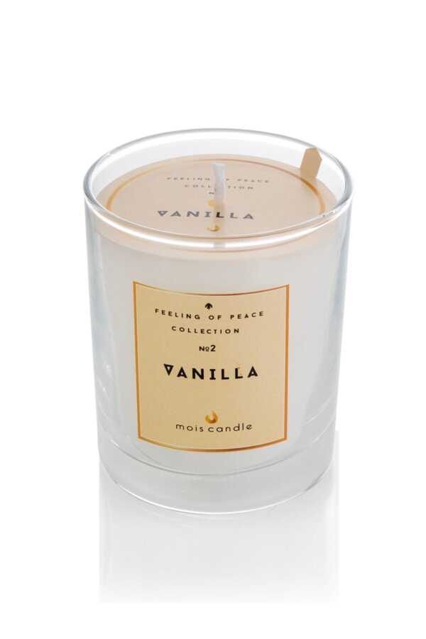 Vanilla Scented Transparent Glass Candle PRFNMUM