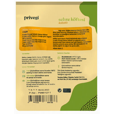 Vegetable Meatballs with Zucchini, 8.46 oz - 240g - 2