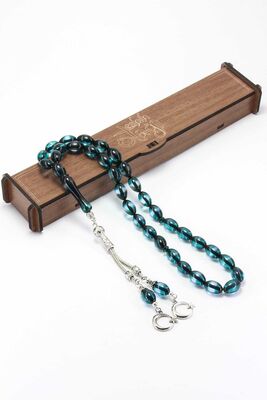 Vernier Powder Amber Rosary - 1
